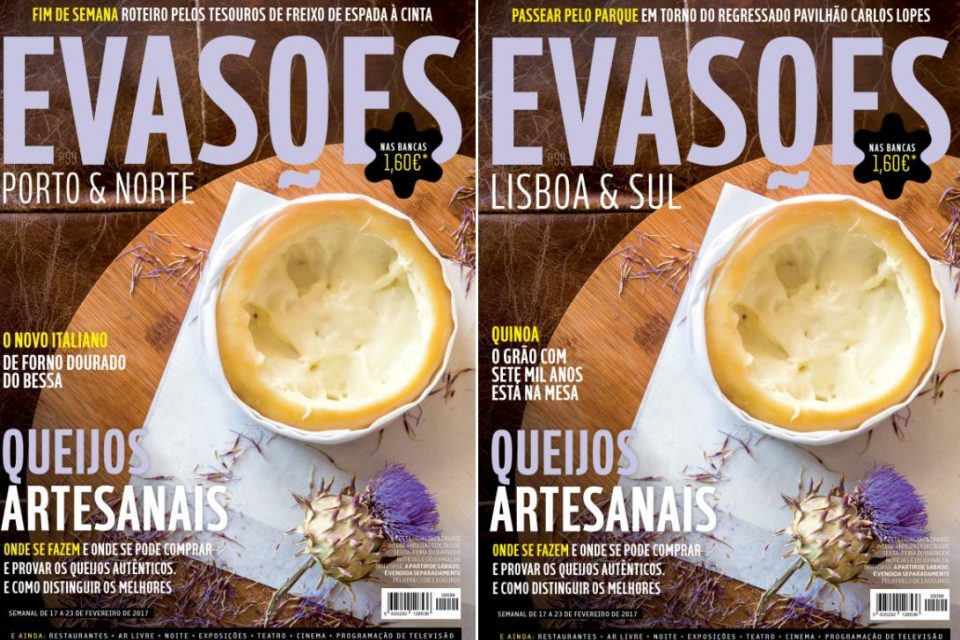 Edição 99, norte e sul, da Evasões. Publicada dia 17 de fevereiro com o Diário de Notícias e Jornal de Notícias