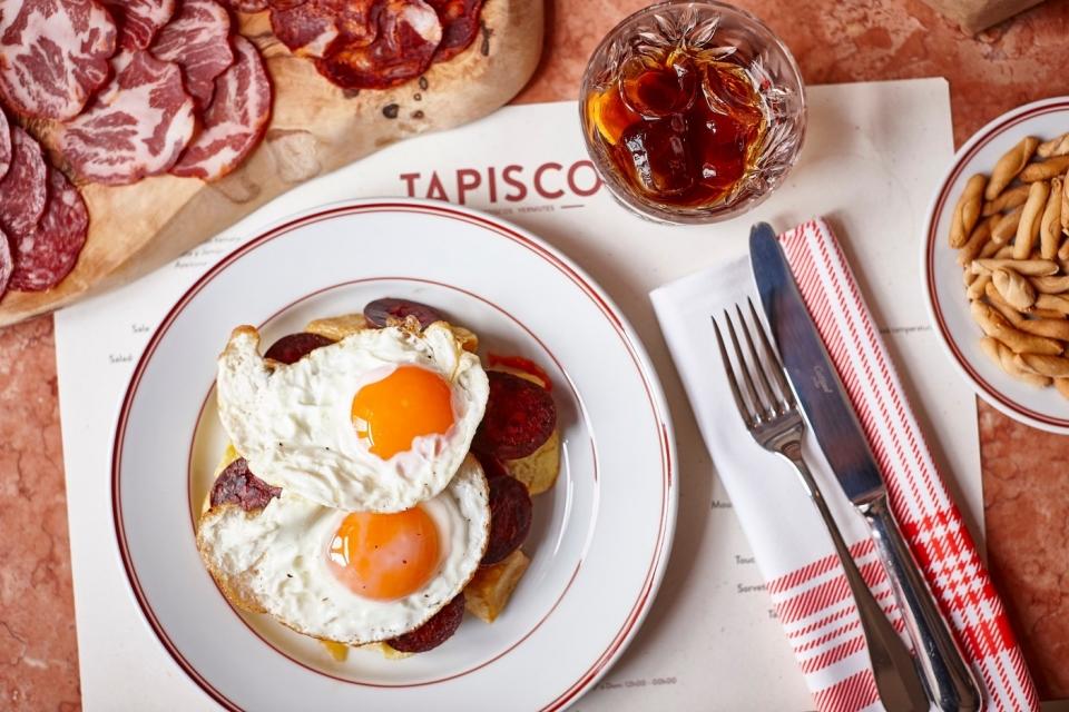 Huevos Rotos con Morcilla Ib++ºrica 3