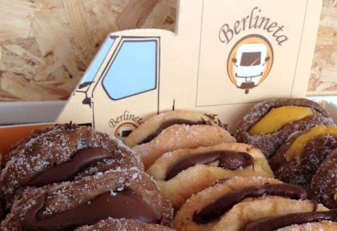 Bolas de berlim da Berlineta da Costa da Caparica