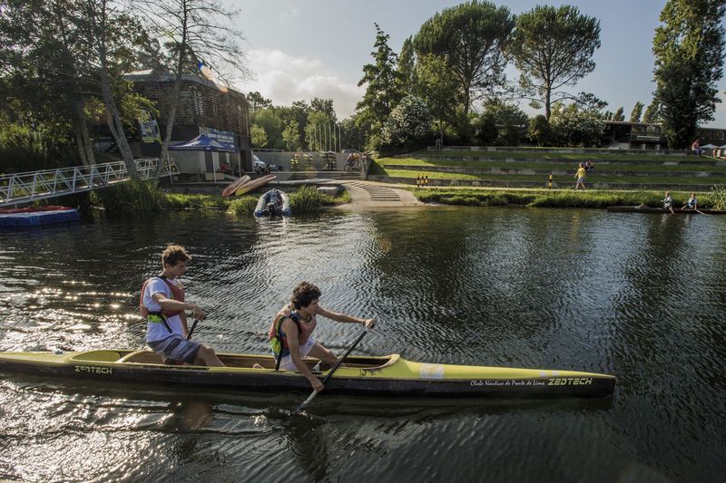 Ponte de Lima rio Lima Clube Náutico Ponte de Lima, canoas