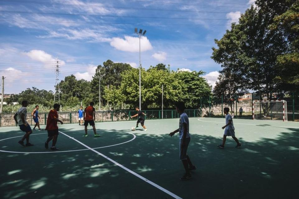 Parque da Quinta das Freiras, na Rua Quinta das Freiras, em Rio Tinto.
