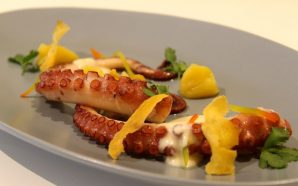 polvo peixe marisco nova carta Down Under canguru crocodilo Lisboa Justin Jennings chef australiano