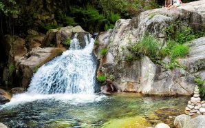 São Pedro do Sul natureza Praia Fluvial do Poço Azul