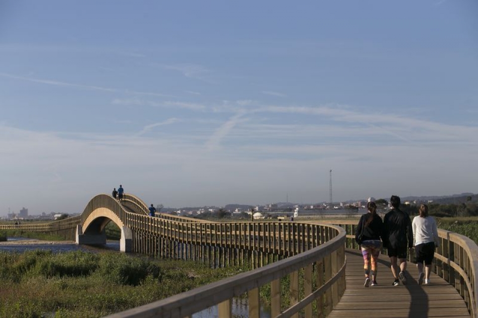 Passadiços da barrinha de Esmoriz.