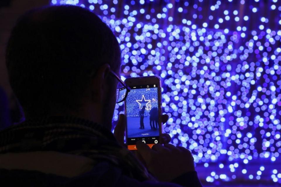 Inauguração das luzes de Natal nos Aliados