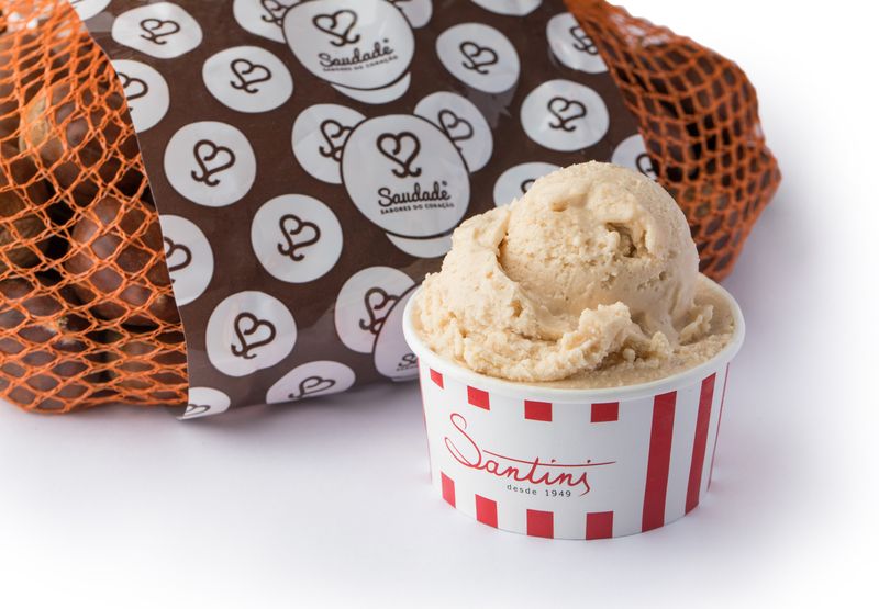 gelado de castanha, castanha Saudade Santini Frusantos outono