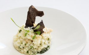 Aprenda a fazer este arroz cremoso de línguas de bacalhau