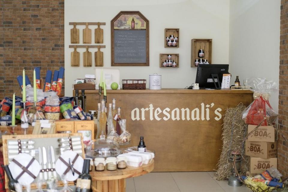 Espaço comercial Artesanali’s.
