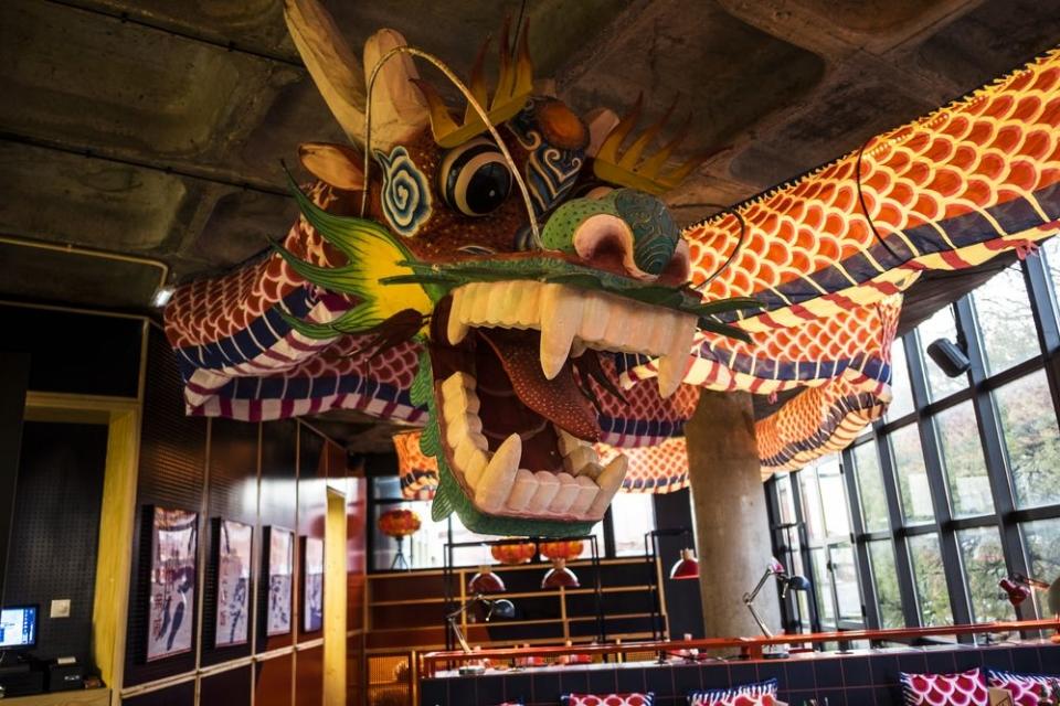 restaurante asiático Kin, no centro comercial Martim Moniz.