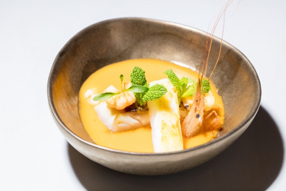 Faneca – Camarão da Costa e sopa rica de mar.