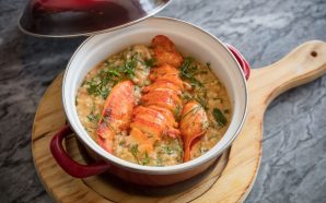 Receita de arroz de lavagante do chef Rodrigo Castelo