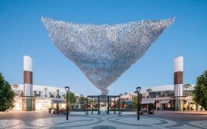 Maior escultura cinética da Europa chega a Alcochete