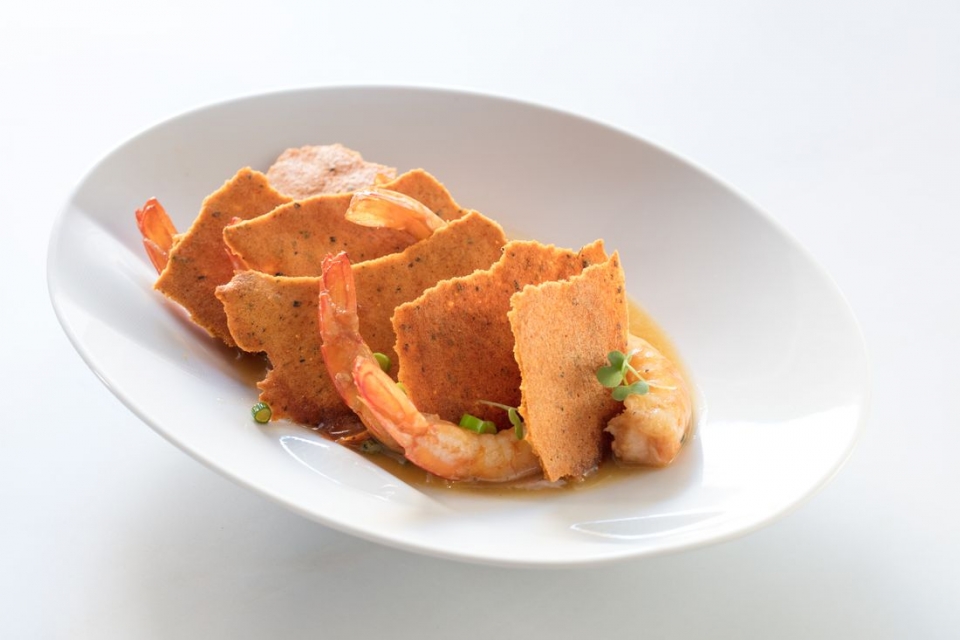 Camarão com alho Chinês