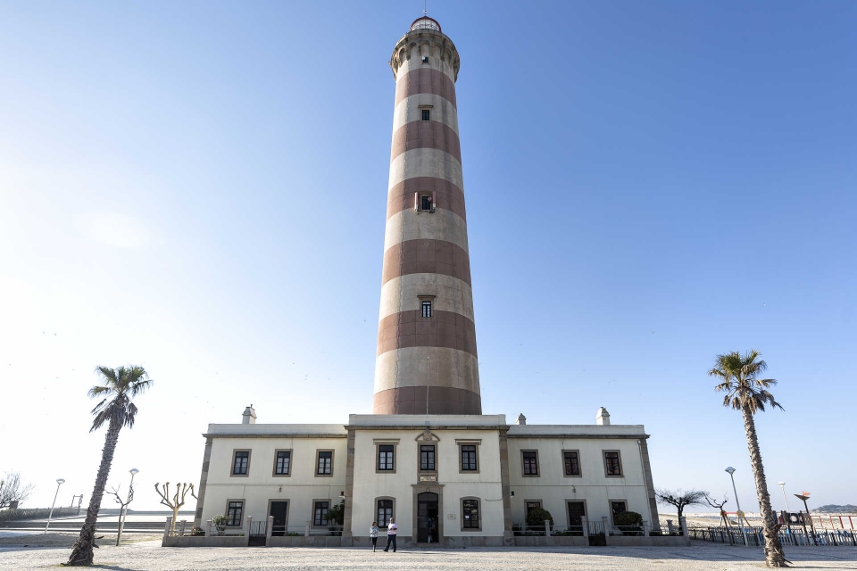 Reportagem no farol de Aveiro, o farol que teve mais visitas em Portugal em 2018.