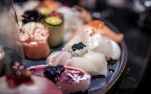 Bacalhau, vieiras, trufas e vinho do porto neste novo menu de sushi