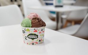 Estes gelados são feitos com leite e natas de vacas dos Açores