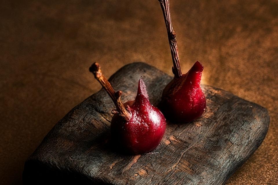 Beterraba e coentros: Feel the beet é o dos «Prefácios» do menu vegetariano do 100 Maneiras. (Fabrice Demoulin)