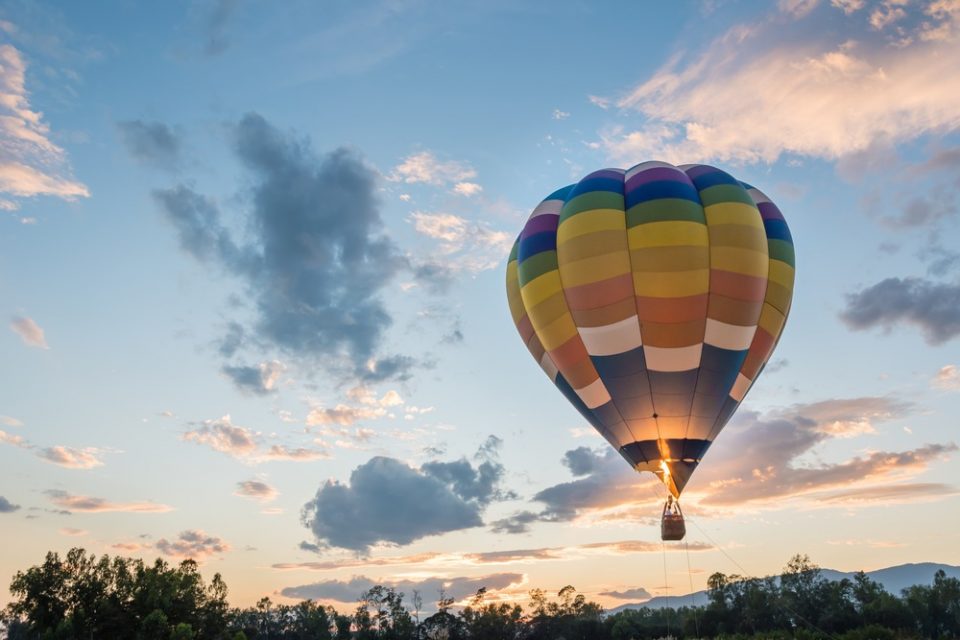 Vêm aí viagens de balão de ar quente grátis em Braga