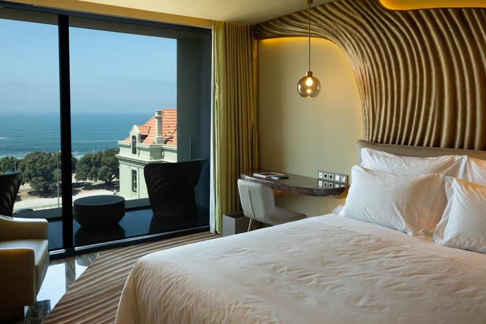 O palacete da Foz onde se acorda junto ao mar