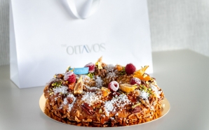 O novo bolo-rainha de Cascais tem folhas de ouro comestíveis